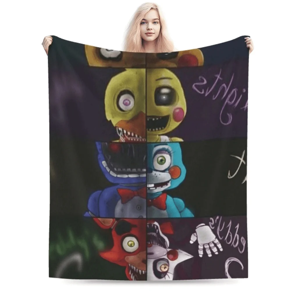 New Five Nights At Freddy's Throw Blanket, 48